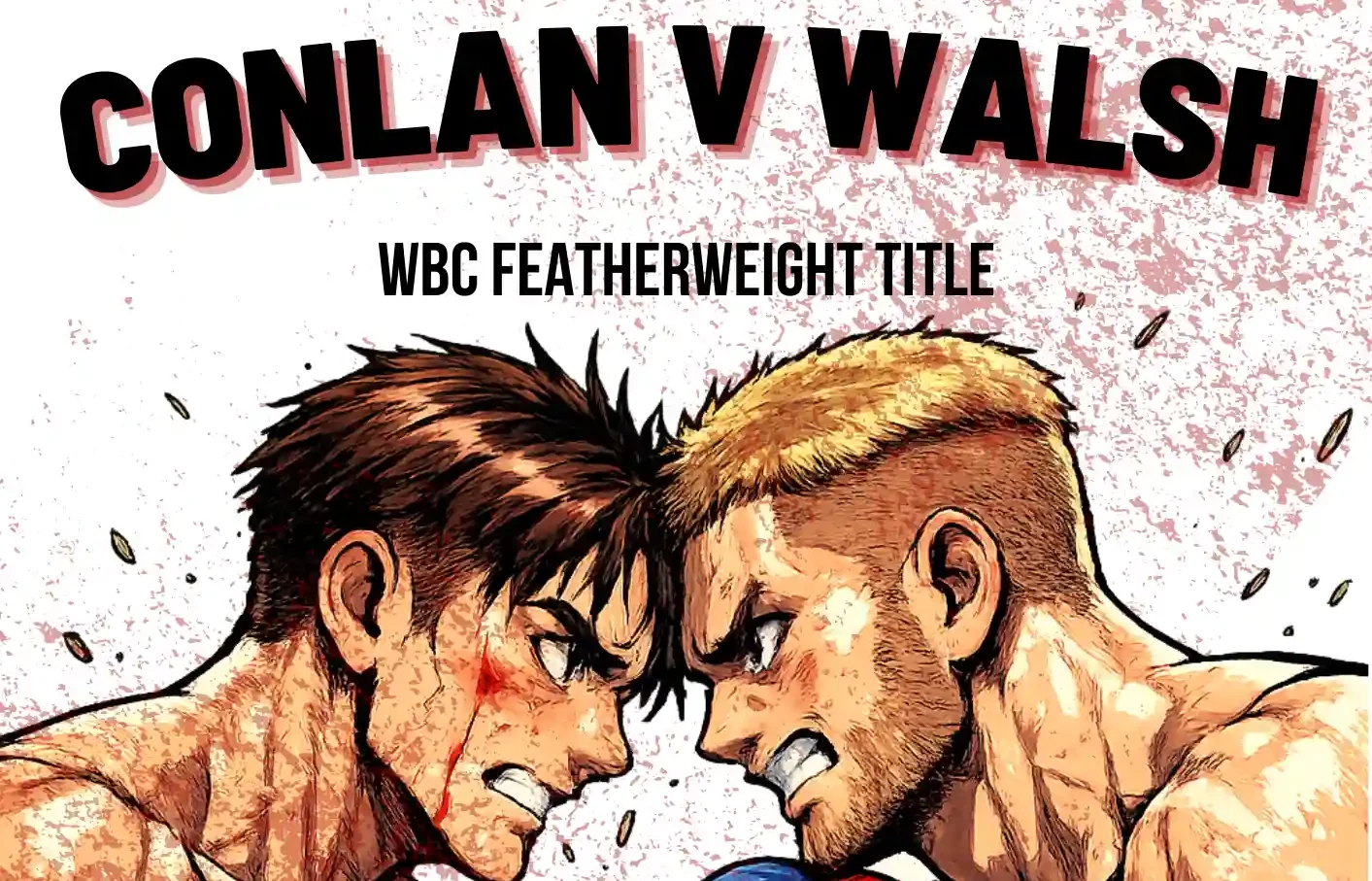 Michael Conlan vs Kevin Walsh boxing fight poster for the WBC featherweight title – Belfast Ireland 20 March 2026