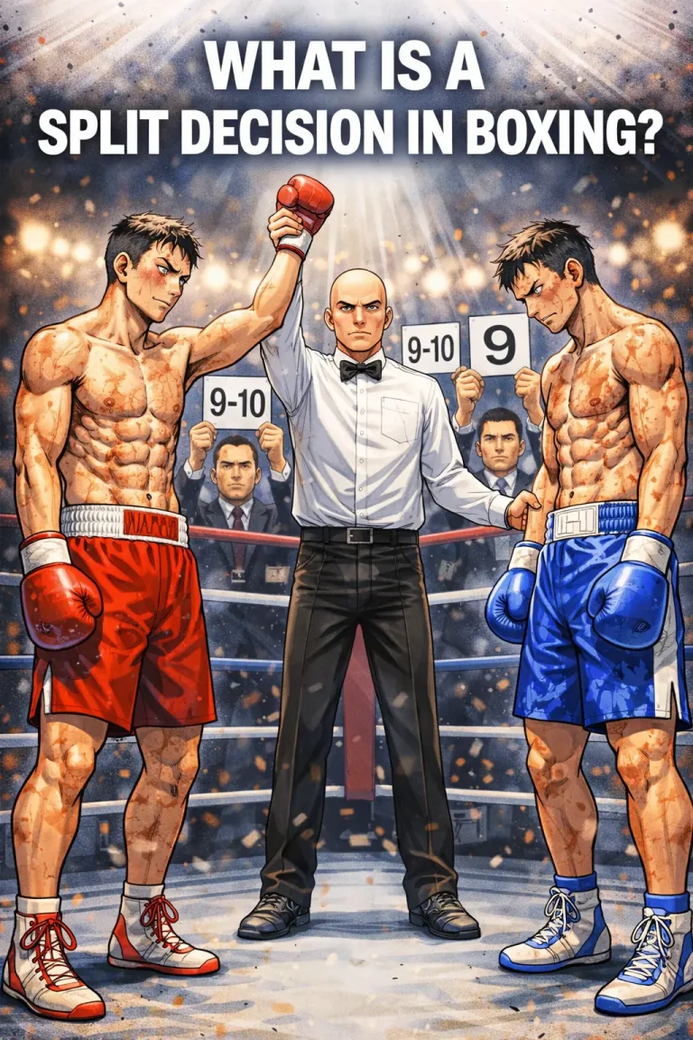 What is a split decision in boxing