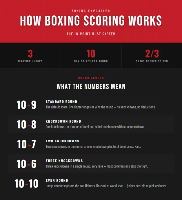How Boxing Scoring Works: The 10-Point Must System Explained