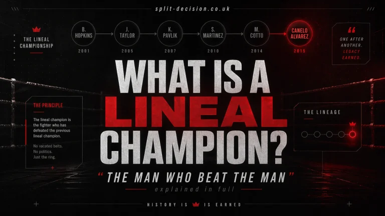 What Is a Lineal Champion in Boxing?