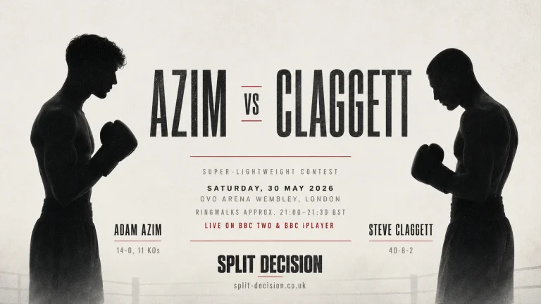 Adam Azim vs Steve Claggett: UK Ringwalk Time and How to Watch
