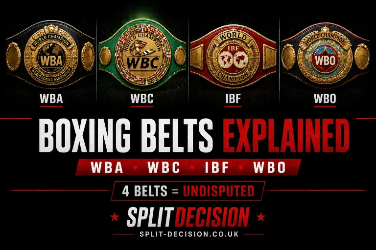 Boxing Belts Explained: WBA, WBC, IBF, WBO and Title Meanings