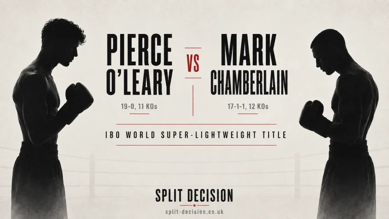 O’Leary vs Chamberlain: UK Time, Ringwalks, Odds & Prediction