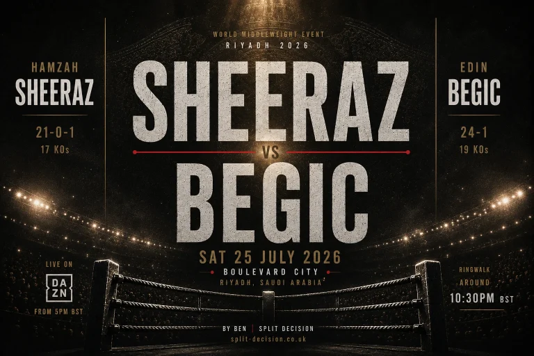 Sheeraz vs Begic: UK Time, Ringwalks, Odds & Prediction
